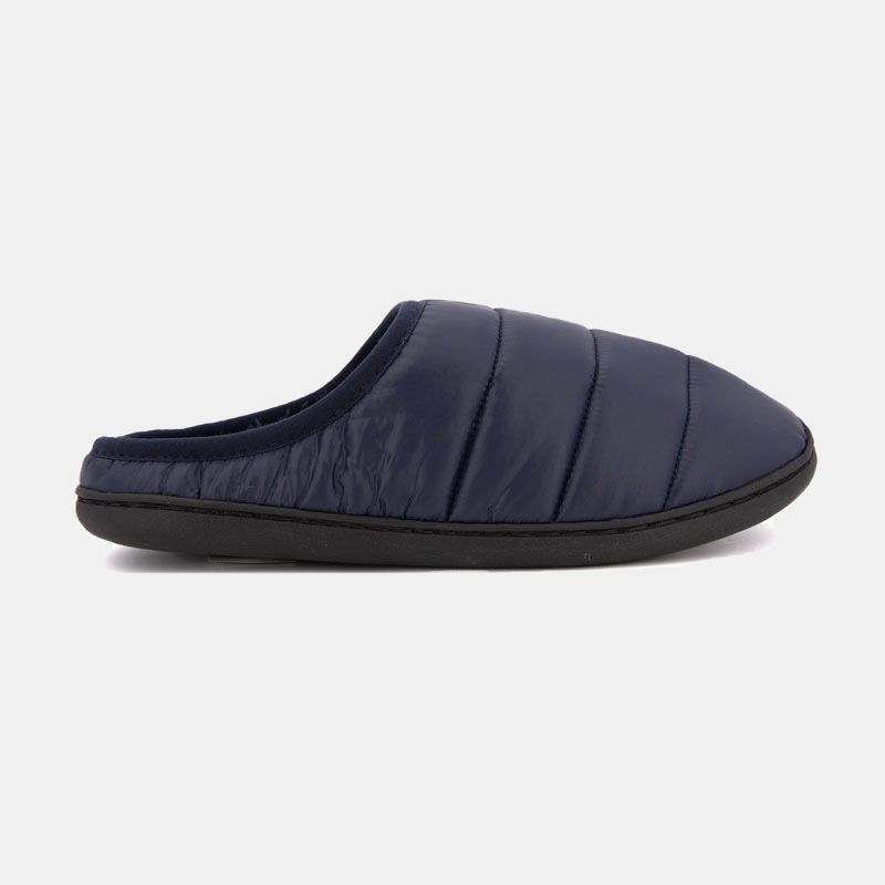 LEE COOPER Men's Oceano Faux Fur Lined Quilted Slipper