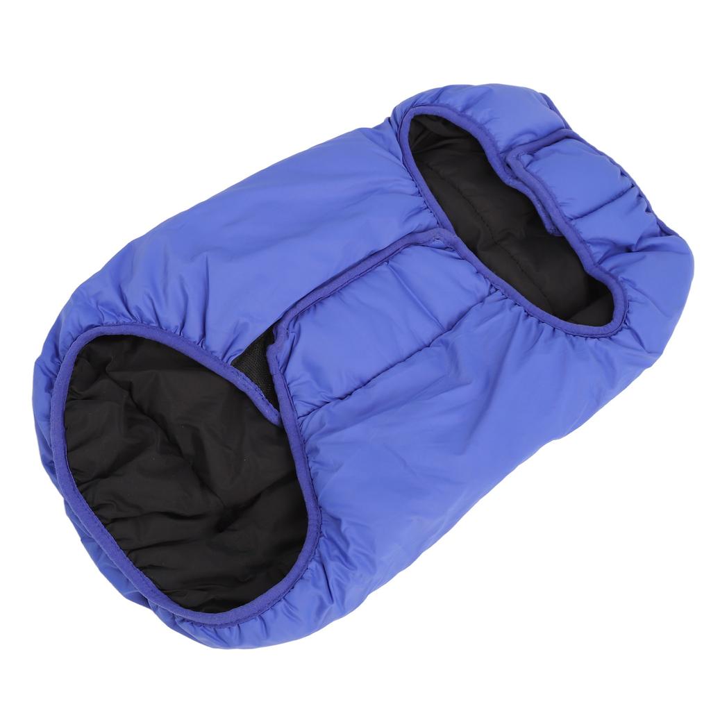Dog Warm Vest Soft Adjustable Double Sided Wearable Waterproof Pet Cold Weather Coat for Medium Large Dogs