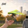 Remote Controlled Plane Toys Control Paper Airplane Kit, with Gyro Stabilizer, Dual Propellers, DIY Electric Indoor Outdoor Aircraft Toy RC