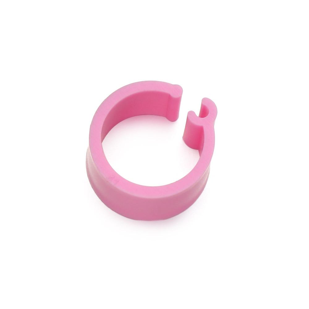 100 Pcs Colorful Animal Bird Poultry Clip Rings Leg Band