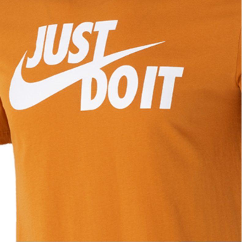 Nike Футболка мужская из коллекции Sports Life, оранжевая, AR5007-815