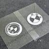 UCFF4 Fashion Car Front Hood Bonnet Logo Rear Trunk Emblem Sticker For BMW i7 X7 G07 LCI iX I20 X1 U11 3 5 7 Series G70 G09 XM