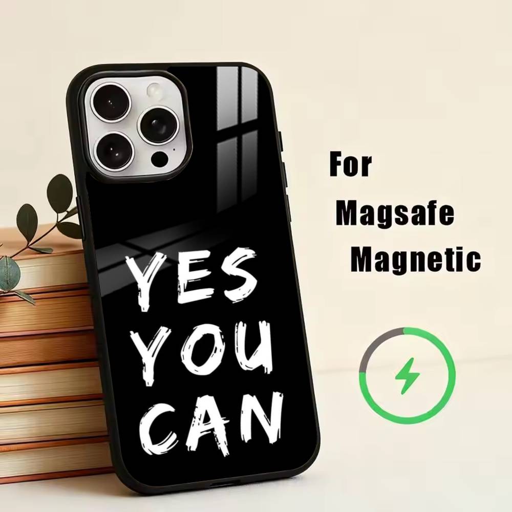 You can do it Phone Case For iPhone17,16,15,14,13,12,11 Plus,Pro Magnetic For Magsafe Wireless Charging