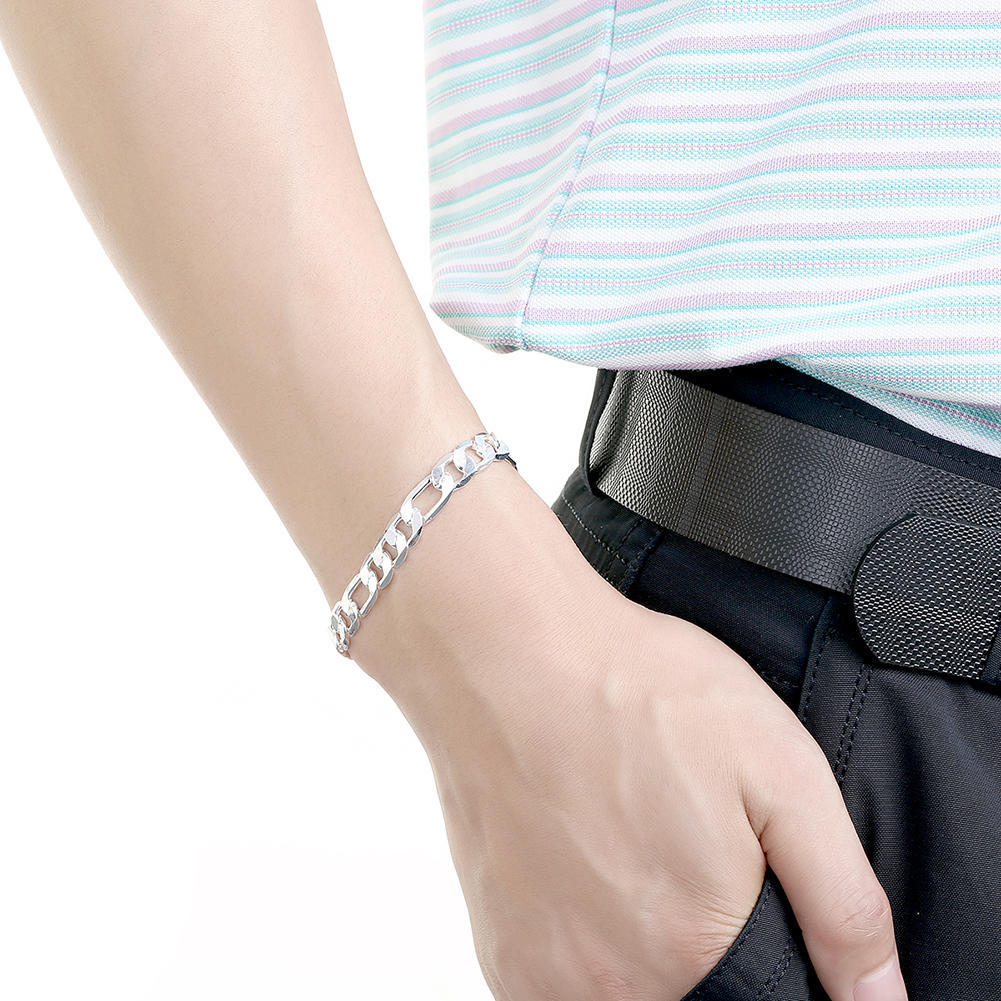 High quality   Copper Classic 6mm 8mm Geometric necklace bracelet Jewelry set for woman Men Party fine fashion gifts