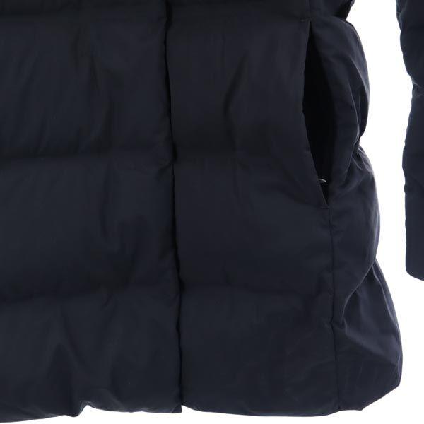 Uniqlo Бесшовное пуховое пальто S черное Короткое Еда Женское Б/у