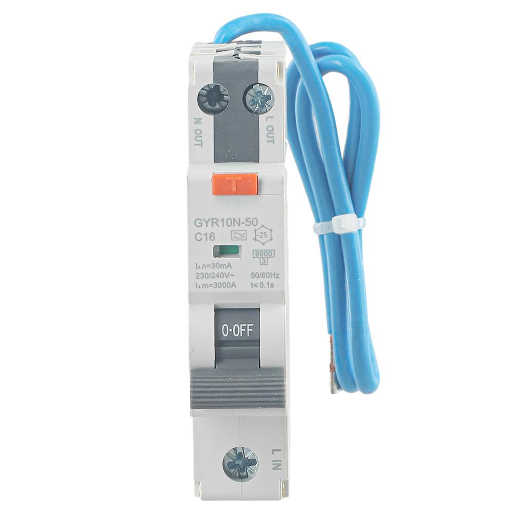 For Earth Leakage Detection RCBO Safety Switch Reliable Protection at 30mA with Easy Installation on DIN Rail Systems