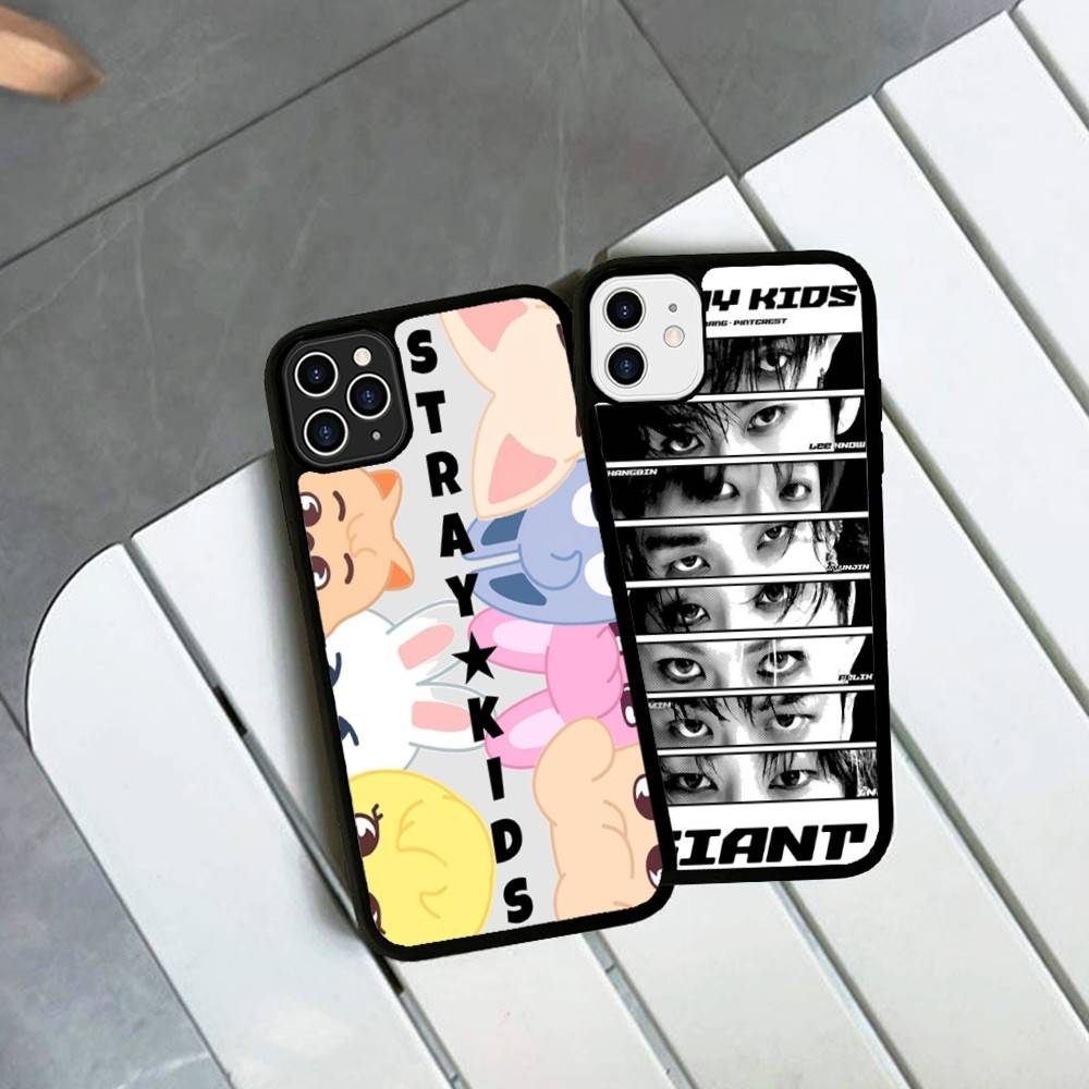 1 шт. Модный K-pop чехол S-Stray-Kids для iPhone 17 16 15 14 13 Plus 12 11 Pro Max, PC+TPU, задняя крышка