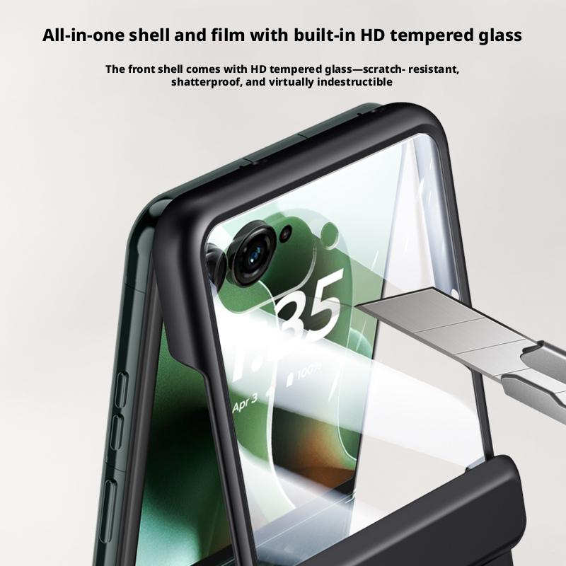 Матовый безопасный для кожи чехол для Motorola Razr 60 50 Ultra, магнитный складной шарнир, всесторонний противоударный чехол-крышка