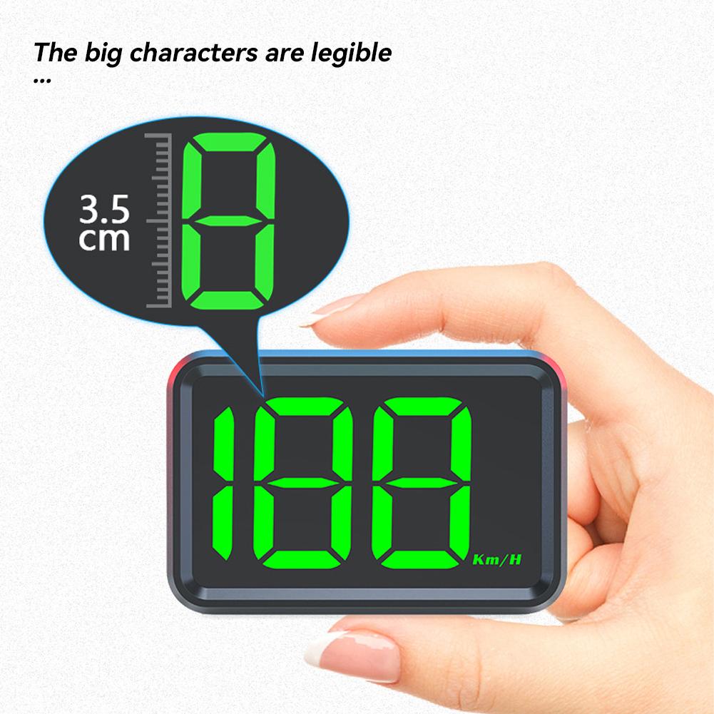 Автомобильный спидометр HUD Head Display Цифровой GPS-измеритель скорости KMH MPH Display для грузовика, мотоцикла, подключаемого и работающего, автозапчасти, аксессуары