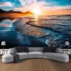 Пейзаж, пляж, закат, гобелен, настенный, большой, красивый, для спальни, для спальни