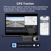 4K Ultra HD Dual Lens Auto Dash Recorder, Super Wide Angle Night Vision, Front Rear Recording with WiFi & Built-in GPS Module