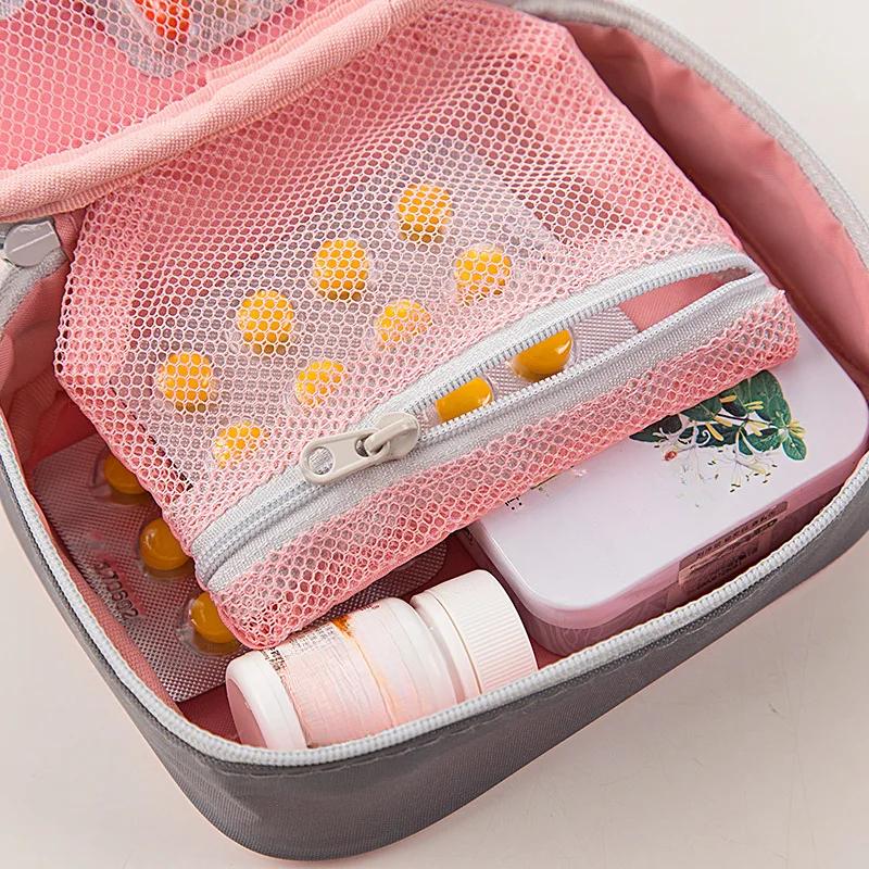 Сумка для аптечек первой помощи, переносной ящик для хранения лекарств, наборы для экстренной помощи, контейнер для таблеток, для дома, офиса, путешествий