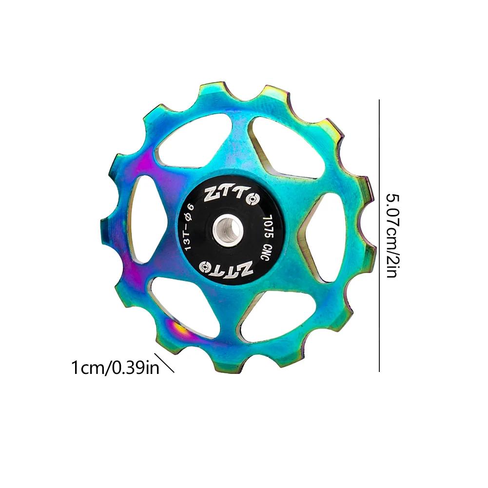 13T Ролик-направляющая с подшипником для горного велосипеда, из алюминиевого сплава, с герметичным подшипником, ролик заднего переключателя, шкив заднего переключателя, аксессуары для переключателя велосипеда
