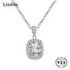 Женское ожерелье Lindon, кулон с цирконом, модный подарок