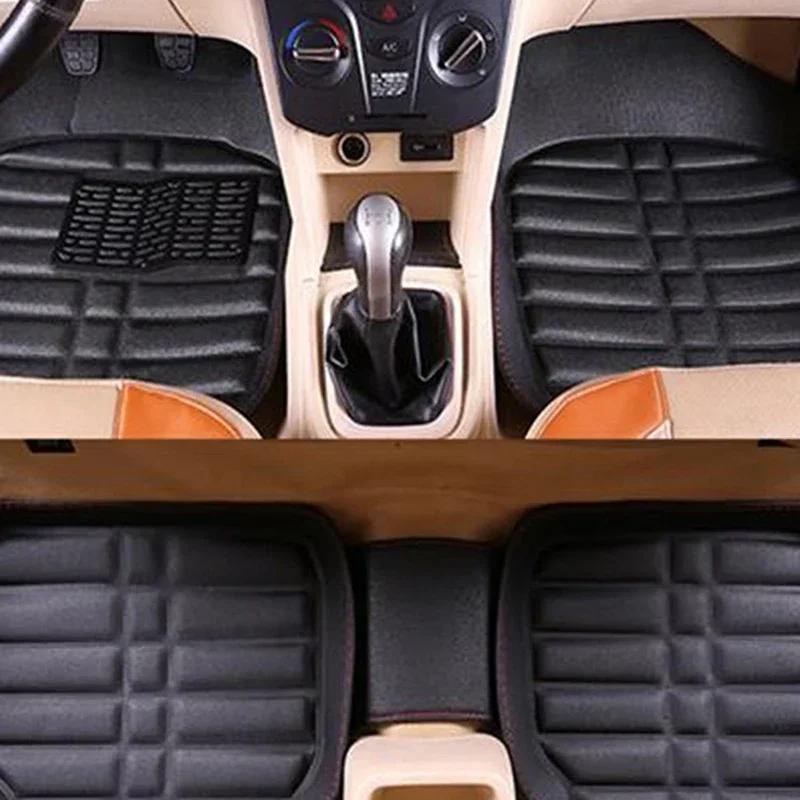 НОВЫЕ Роскошные Кожаные Автомобильные Коврики Для Универсальности Ноги Coche Аксессуары Ковры Водонепроницаемые Анти Грязь Amagi