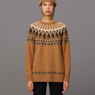 Шапка-бини CCclub с узором Fair Isle BE_C244PHF711
