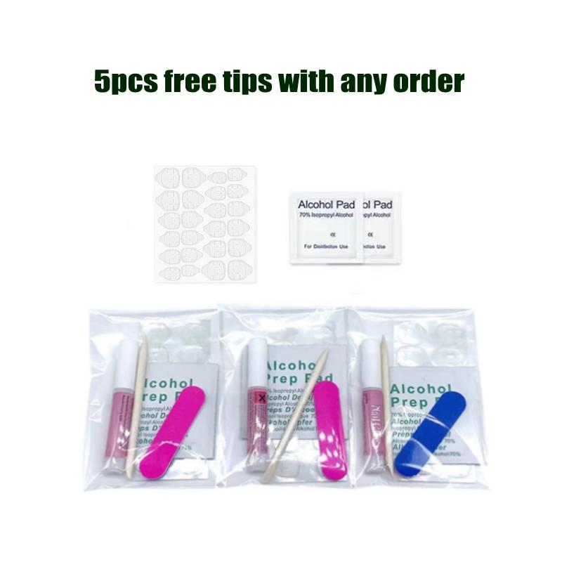 Нажмите на кончики ногтей Гель Полное покрытие 100 дизайнов Накладные ногти ручной работы Высококачественные носимые искусственные ногти Многоразовые размеры от XS до L бесплатно 5 шт. инструментов