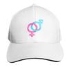 Boy Girl Pink and Blue Symbol Polo Style Sissy Femboy Transexual Baseball Cap New In Hat Hats For Unisex Womens