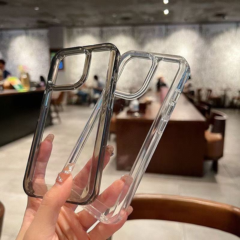 Силиконовый прозрачный противоударный чехол для телефона для IPhone 17 Pro Air 16 15 14 13 12 11 Pro Max XS XR 7 8 Plus Прозрачная защитная крышка