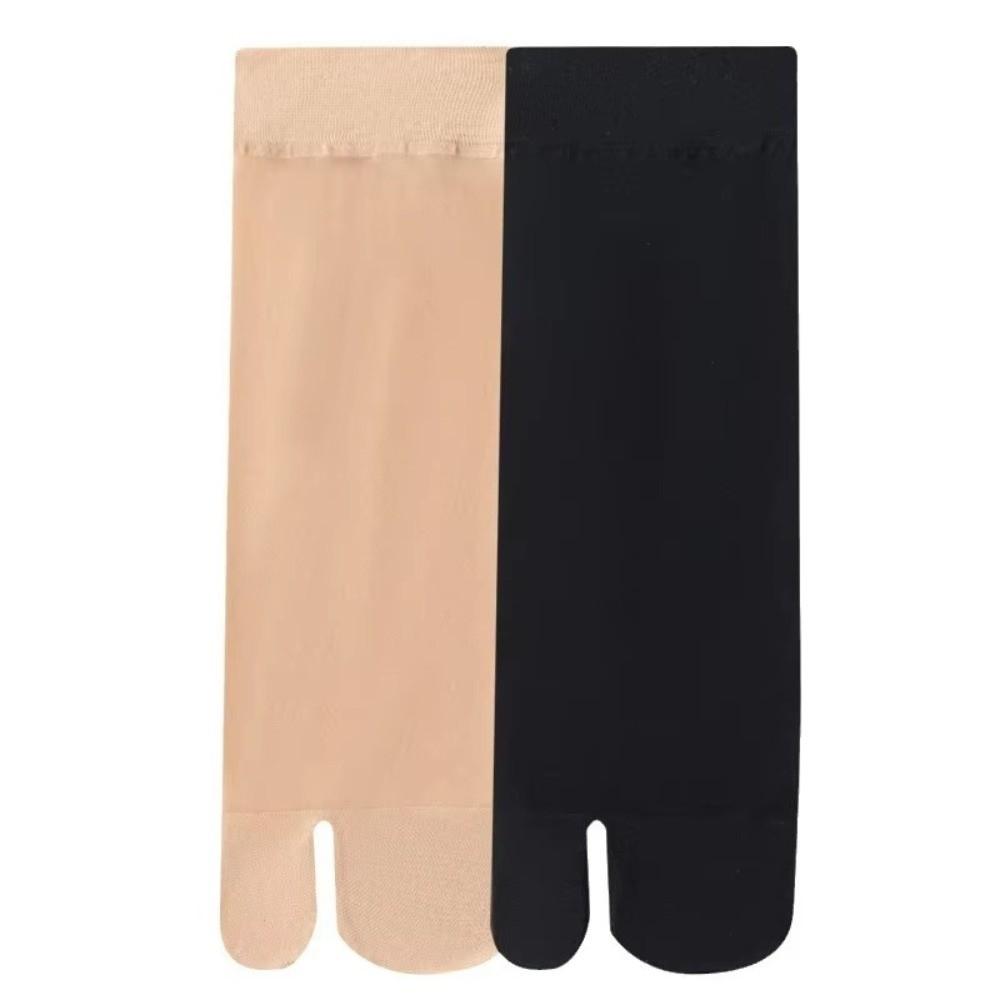 Breathable Mid Tube Socks Sexy Compression Socks Fashion Tabi Silk Socks Women