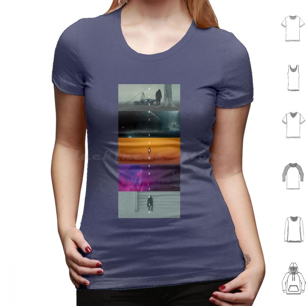 2049 Vertical T Shirt Big Size 100 Cotton Movie 2049 2049 Film Ryan Gosling Harrison Movies Sci Fi Blade Joi Denis Villenueve