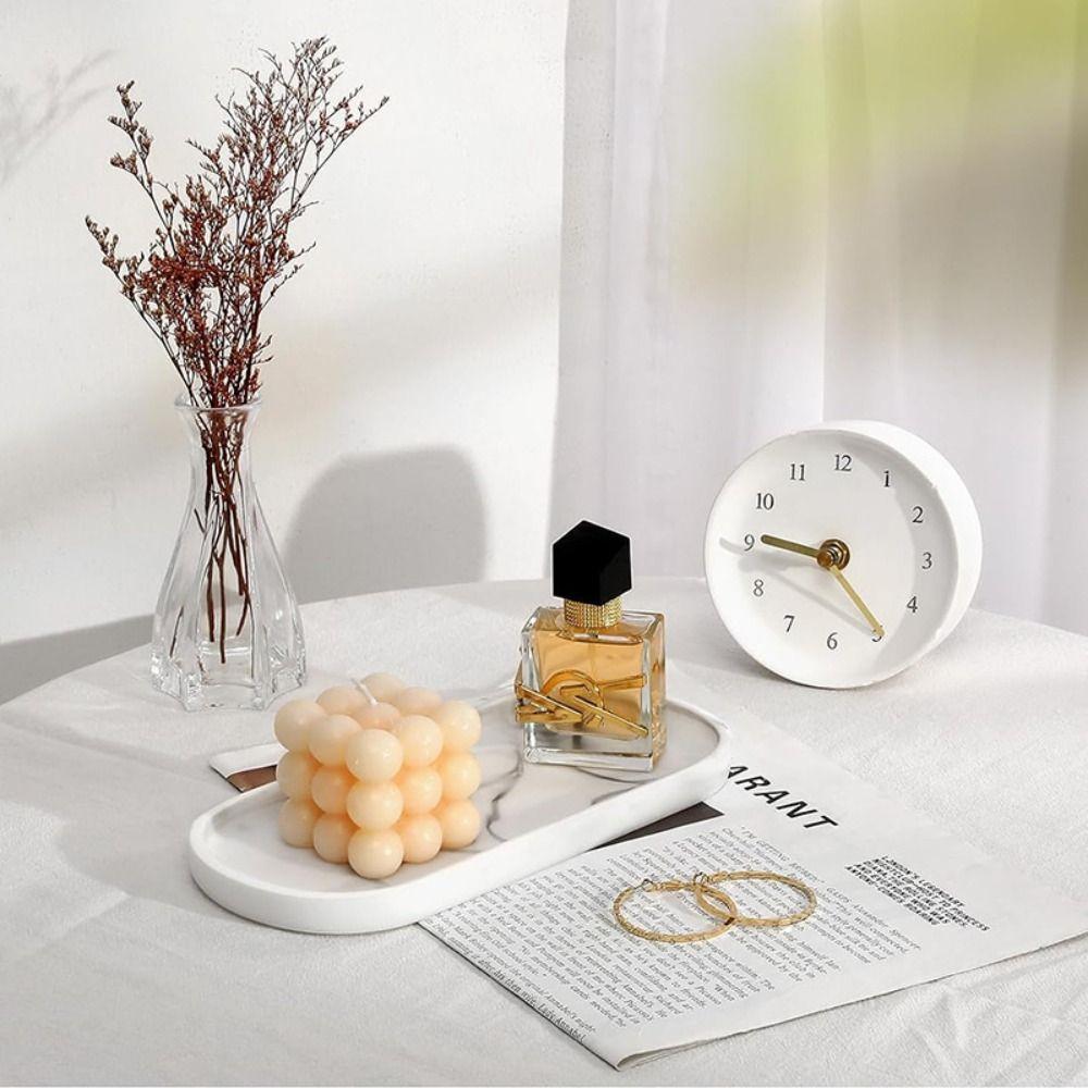 Силиконовый поднос для туалетного столика, мраморный поднос для унитаза, прочный поднос для хранения на кухонной столешнице