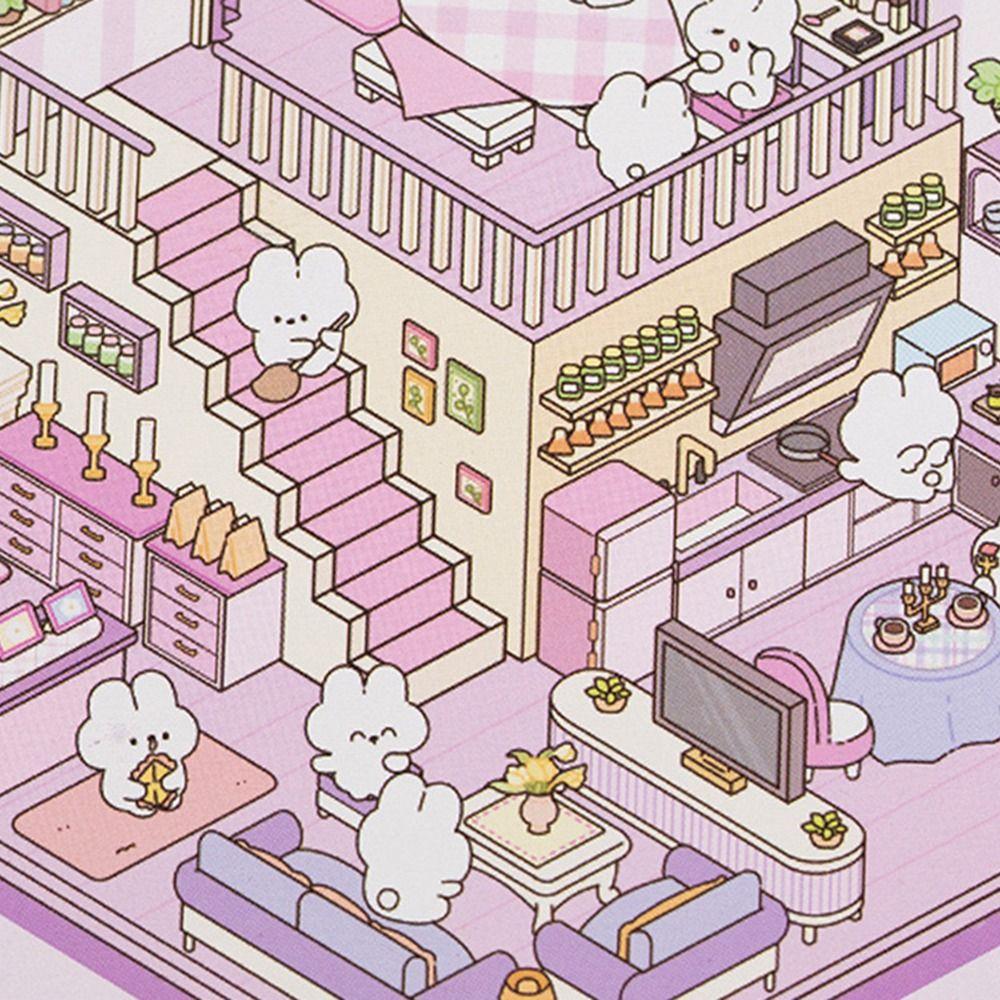 18 шт. 3D визуальная укладка наклеек Capybara наклейка для блокнота новая пейзажная наклейка книга детский подарок