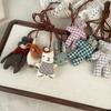 Plush Animal Sweater Chain Coffee Colored Fabric Necklace Cute Women Necklace  Girl