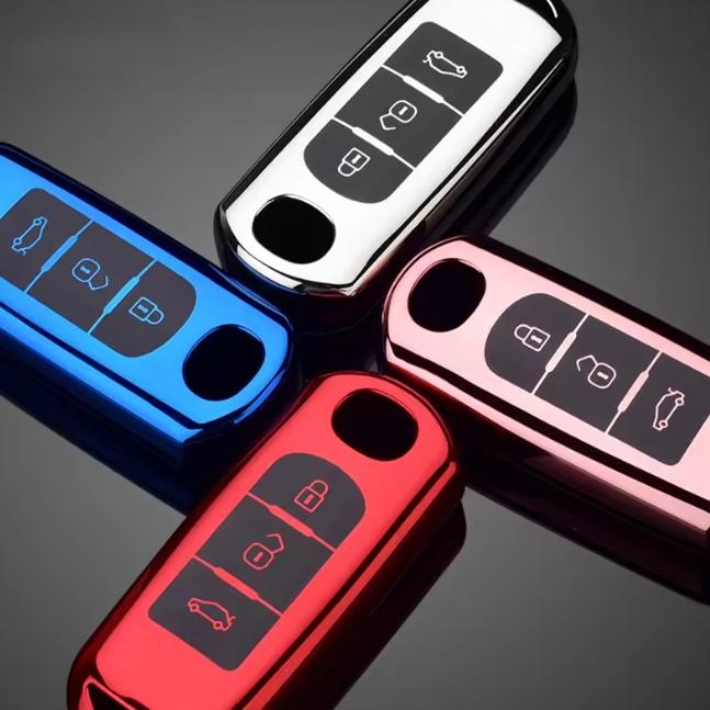 Новый ТПУ 2/3-кнопочный чехол для автомобильного пульта дистанционного управления для Mazda 2 3 6 Atenza Axela Demio CX-5 CX5 CX-3 CX7 CX-9 2015 2016 2017 2018 2019 Аксессуары