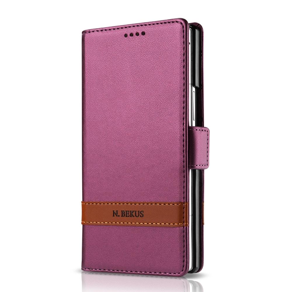 Leather Case For Samsung Galaxy Z Fold 8 Ultra 7 6 5 4 3 Fold8 Fold7 Fold6 8Ultra 8U Wallet Card Slot RFID Blocking Phone Case