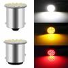 6/4/2/1PCS BA15S P21W 1156 1157 22SMD LED Patch Car Tail Side Indicator Stop Light Bulb White Red Yellow DC 12V