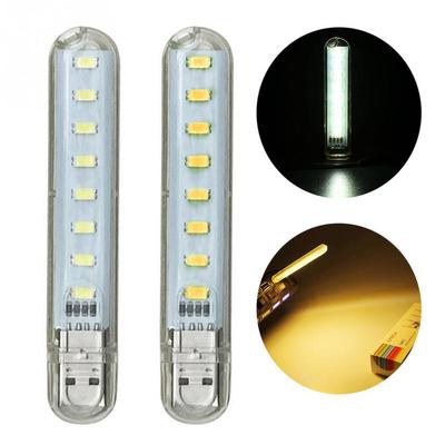 DC5V USB 8LED Highlight Night Lamp Портативный светильник для кемпинга ПК Ноутбук
