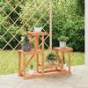 VidaXL Flower Stand 90x25x73.5 Cm Solid Fir Wood 362876