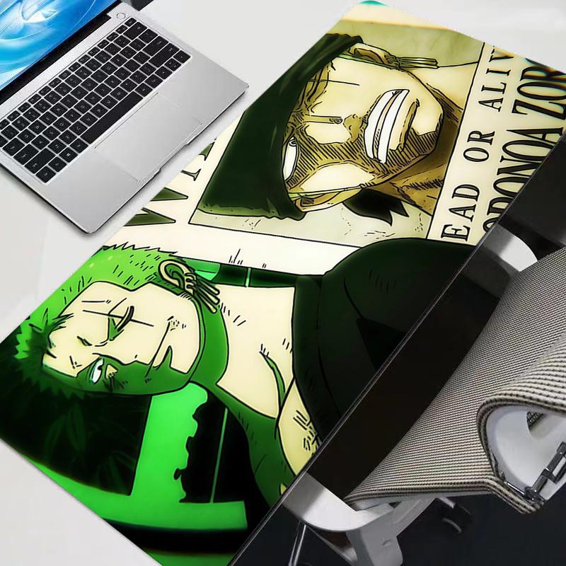 Большой коврик для мыши Геймерский One Piece Санджи Аниме Коврик для компьютерного стола Современный Ковер для стола Клавиатуры Ноутбука Xxl Игровой коврик для мыши