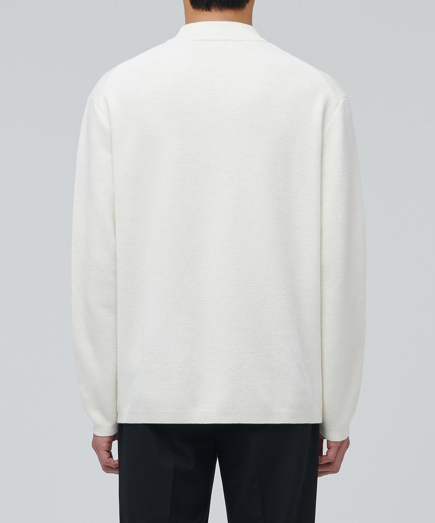 MUSINSA STANDARD Minimal Mock Neck Knit [Cream]