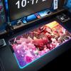 Маки Нишикино Коврик для мыши RGB Игровой коврик для мыши Большой светодиодный коврик Настольный коврик для ПК Светящийся коврик для мыши Большие коврики для клавиатуры Настольный ковер С