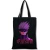 Spell Return Jujutsu Kaisen Shopping Mobile Phone White Canvas Handheld Messenger Bag