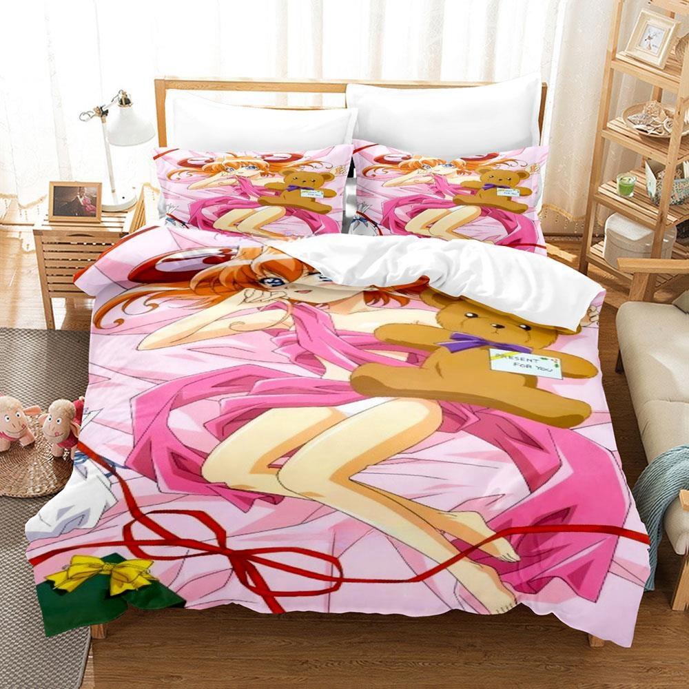 3D Печать Аниме Каваи Девочки Ризельмайн Постельный Набор Односпальный Полуторный Двуспальный Кингсайз Набор для Кровати Взрослый Детский Спальня Комплекты Пододеяльников