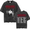Bruno Mars The Romantic Tour 2026 Vintage Washed T Shirts Men Women Hip Hop Punk Pop Music T-shirt 100% Cotton Oversized3015