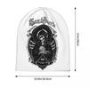 Святая Смерть Санта Муэрте Череп Skullies Шапочки Шляпа Ужасы Хэллоуин Летняя Унисекс Уличная Кепка Теплый Многофункциональный Капот Вязаная Шапка