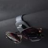 Автомобильный держатель для очков, многофункциональный солнцезащитный козырек, кожаный держатель для очков, держатель для солнцезащитных очков, вешалка, универсальный автомобильный аксессуар