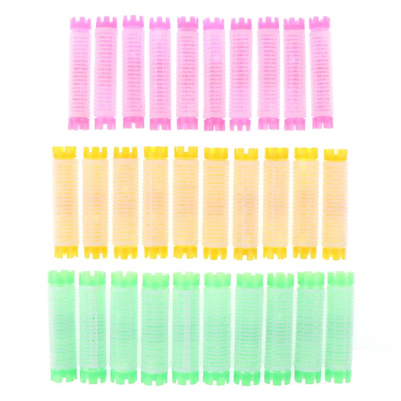 10 шт., набор пушистых бигуди для корней волос, набор стержней для химической завивки, бигуди с воздушной бахромой и челкой