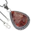 Pendant Crazy Lace Agate Gemstone Valentine'Day Ethnic Silver Jewelry 2"