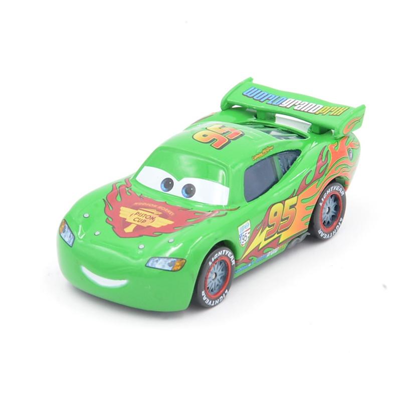 Disney Pixar Cars No.95 Молния Маккуин Модель автомобиля Металлические игрушки и хобби Для детей Для мальчиков Для малышей и детей Дети Подарок на день рождения Игрушечные машинки и поезда