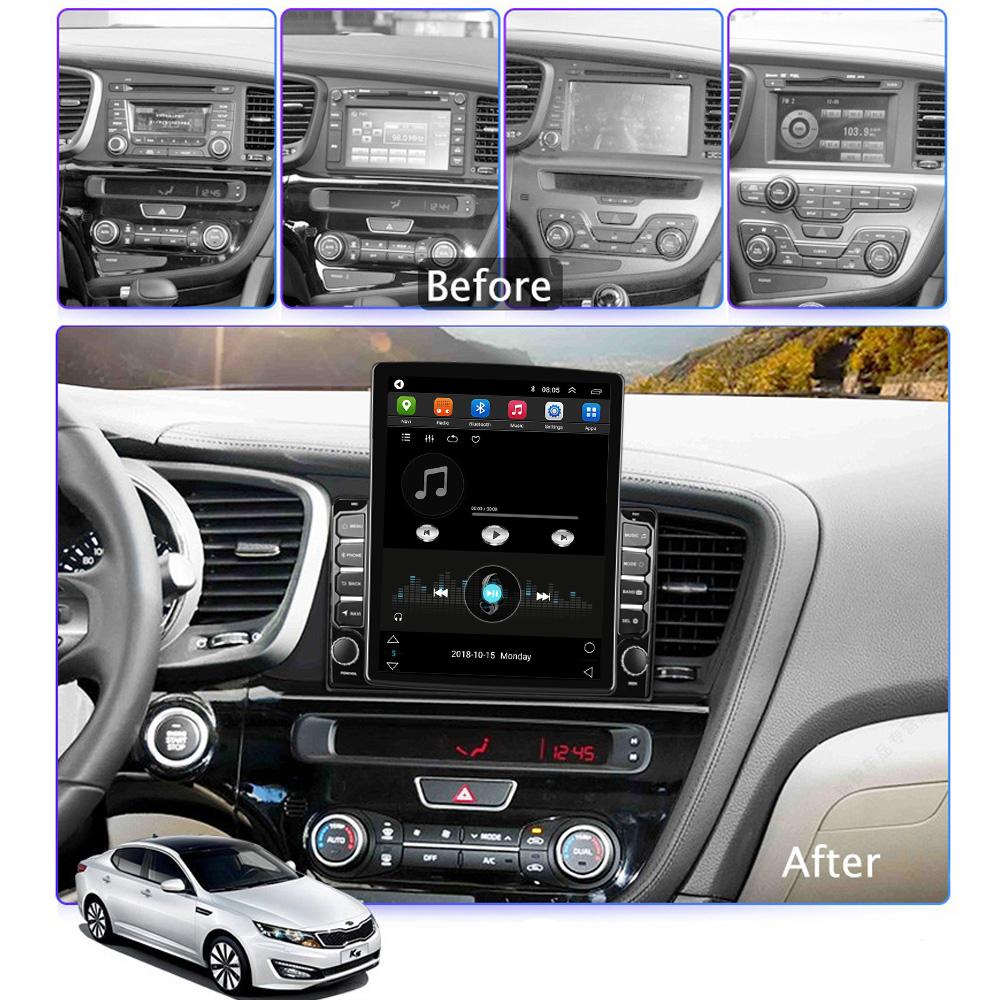 9,7-дюймовый автомобильный радиоприемник для KIA Optima K5 2011-2015 Android 2 DIN Tesla с вертикальным экраном Carplay Авто радио Мультимедийный плеер 2 + 32 ГБ