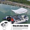 Heavy Duty Boat Top Hinged Jaw Slide Clamp Yacht Awning Accessories  Practical Support