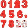 10-дюймовая большая форма для торта с цифрами/сковородой с 0/1/2/3/4/5/6/7/8 силиконовая форма для помадки с цифрами для украшения тортов