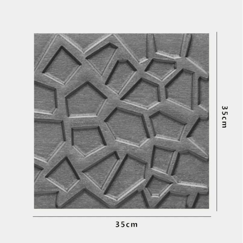 4 шт. 35*35 см Потолок Спальня Декор 3D Фон Обои Отклеивающиеся и Наклеивающиеся Водонепроницаемые Наклейки на Стену Анти-столкновение Домашний Декор
