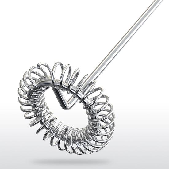 Электрический вспениватель молока с высокой мощностью, 14000 об/мин, миксер для напитков из нержавеющей стали, многофункциональный венчик для кофе с батарейным питанием для латте матча