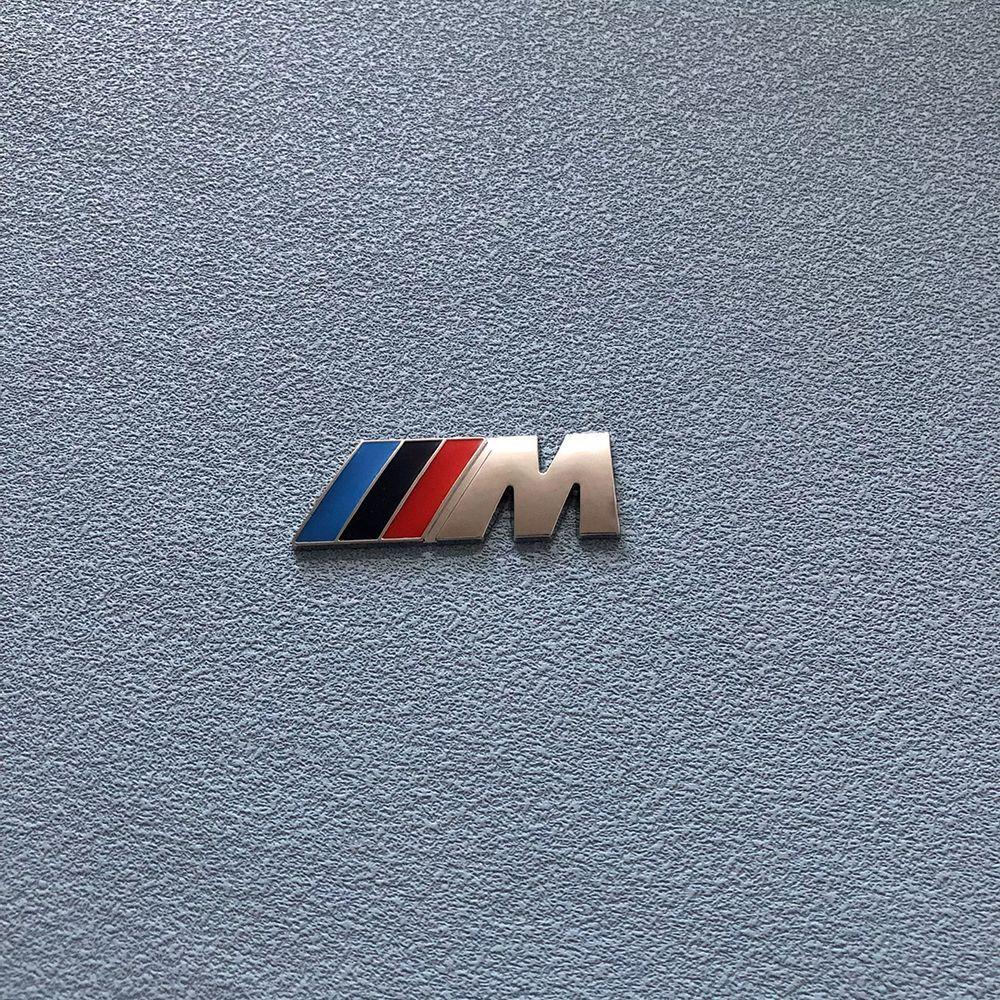 Metal Car Emblem Fender Side Rear Trunk Badge M Logo Stickers For BMW M M3 M5 M6 X3 E46 E90 F30 G20 E36 E34 G30 Auto Accessories EDSW76